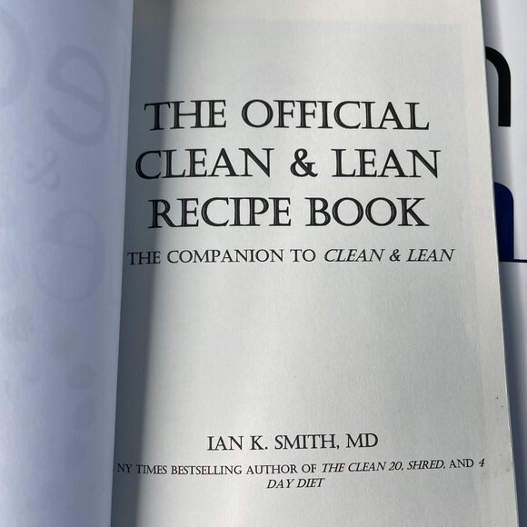 Clean and Lean Weight Loss Book Set Ian K Smith MD 2019 u Healthy Eating - Picture 9 of 10